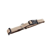 Produktbild von Nobby Hundehalsband Soft Grip aus Nylon beige-braun Größe L 20-30 cm