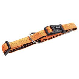 Nobby Hundehalsband Soft Grip aus Nylon in Orange mit verstellbarer Länge von 40-55 cm – Bild 1 von 2