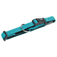 Produktbild von Nobby Hundehalsband Soft Grip aus Nylon in Türkis Grösse L 25-35 cm
