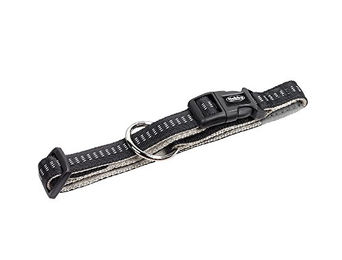 Nobby Hundehalsband Soft Grip aus Nylon Schwarz Größe L 25/35 cm – Bild 1 von 3