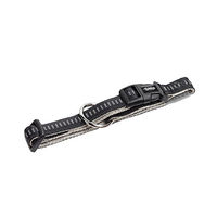 Produktbild von Nobby Hundehalsband Soft Grip aus Nylon Schwarz Größe L 25/35 cm