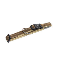 Produktbild von Nobby Hundehalsband Soft Grip braun Nylon Größe L 30-45 cm