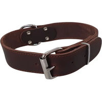 Produktbild von Nobby Hundehalsband Tabil aus Leder braun Größe XL