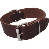 Produktbild von Nobby Hundehalsband Tabil aus Leder Braun Größe XL
