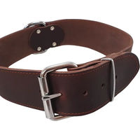 Produktbild von Nobby Hundehalsband Tabil aus Leder Braun Größe XL