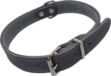 Nobby Hundehalsband Tabil aus Leder Grau Größe L – Bild 1 von 2