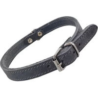 Produktbild von Nobby Hundehalsband Tabil aus Leder Grau Größe M