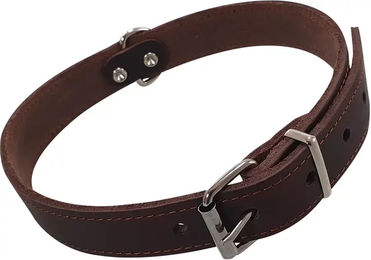 Nobby Hundehalsband Tabil aus Leder in Braun Größe M – Bild 1 von 2