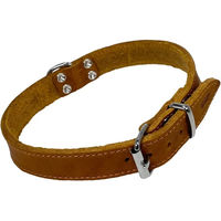 Produktbild von Nobby Hundehalsband Tabil aus Leder in Braun mit verstellbarer Länge von 47 bis 54 cm