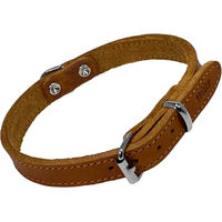 Produktbild von Nobby Hundehalsband Tabil aus Leder in Braun mit Verstellbarkeit 31-36 cm