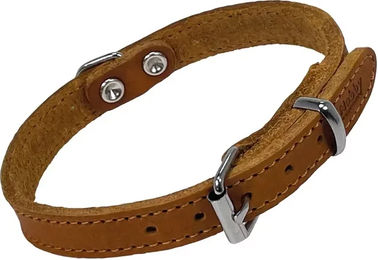 Nobby Hundehalsband Tabil aus Leder in Braun mit Verstellmöglichkeit 26 - 31 cm – Bild 1 von 2