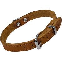 Produktbild von Nobby Hundehalsband Tabil aus Leder in Braun mit Verstellmöglichkeit 26 - 31 cm