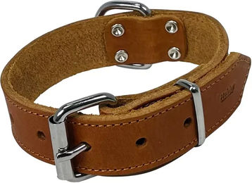Nobby Hundehalsband Tabil aus Leder in Braun XL mit Verstellmöglichkeit 32-36 cm – Bild 1 von 2