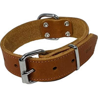 Produktbild von Nobby Hundehalsband Tabil aus Leder in Braun XL mit Verstellmöglichkeit 32-36 cm