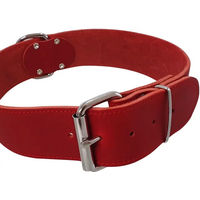 Produktbild von Nobby Hundehalsband Tabil aus Leder in Rot Größe XL