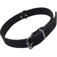 Produktbild von Nobby Hundehalsband Tabil aus Leder Schwarz Größe S