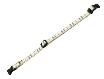 Produktbild von Nobby Hundehalsband Tartan Beige Größe L 20-35 cm