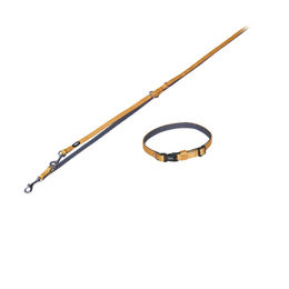 Produktbild von Nobby Hundehalsband und Leine Set Classic Preno Orange XS Mini