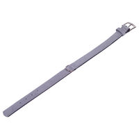 Produktbild von Nobby Hundehalsband Velours Grau 42cm