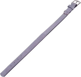 Produktbild von Nobby Hundehalsband Velours Grau 52cm