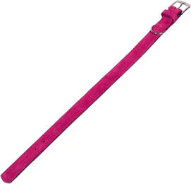 Nobby Hundehalsband Velours Kirsche Gerbera Rot Rosa 52 cm – Bild 1 von 2