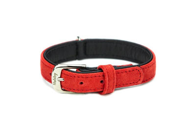 Nobby Hundehalsband Velours Rot 27 cm – Bild 1 von 4
