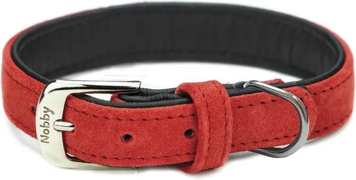 Nobby Hundehalsband Velours Rot Lollipop 52 cm – Bild 1 von 2