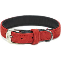 Produktbild von Nobby Hundehalsband Velours Rot Lollipop 60 cm