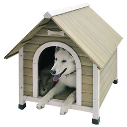 Nobby Hundehütte Civetta 2 Java aus Holz in Natur und Bunt – Bild 1 von 5