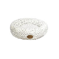Produktbild von Nobby Hundekissen Alanis Donut aus Plüsch Grau Ø 45 cm