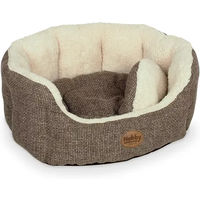 Produktbild von Nobby Hundekissen Alba Oval aus Plüsch Braun 55 x 50 x 21 cm