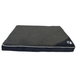 Produktbild von Nobby Hundekissen Komfort Donka aus Cord Grau 103 x 74 x 8 cm
