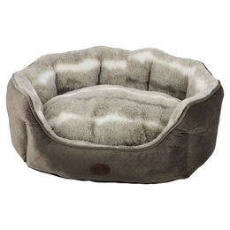 Produktbild von Nobby Hundekissen Komfortbett oval braun aus Polyester