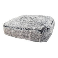Produktbild von Nobby Hundekissen Komfortkissen rund Classic ARES grau aus Plüsch 140 x 90 x 20 cm