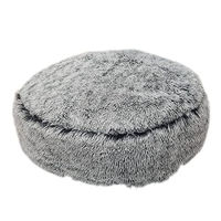 Produktbild von Nobby Hundekissen Komfortkissen rund Classic ARES grau aus Plüsch Ø 110 x 20 cm