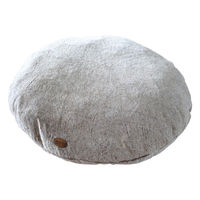 Produktbild von Nobby Hundekissen rund Cuddly aus Plüsch hellbraun XL Ø 85 cm x 20 cm