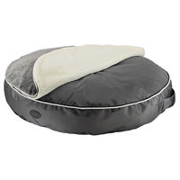Produktbild von Nobby Hundekissen rund Melor mit Kuscheldecke Grau
