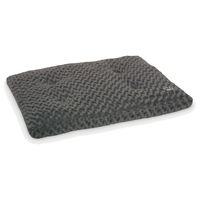 Produktbild von Nobby Hundekissen Seoli eckig aus Plüsch grau 92 x 65 x 6 cm