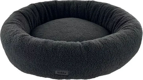 Nobby Hundekorb Jella Donut aus Plüsch grau – Bild 1 von 3