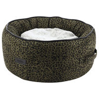 Produktbild von Nobby Hundekorb Leo Leopard Braun Ø 45 x 19 cm