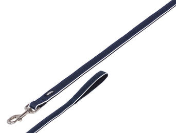 Produktbild von Nobby Hundeleine Cayo aus Nylon in Blau mit Silber 120cm - 1,2 m