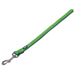 Produktbild von Nobby Hundeleine Classic Preno aus Nylon in Neongrün/Grau 120 cm - 1 Stk.