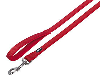 Nobby Hundeleine Classic Preno aus Nylon in Rot mit 120 cm Länge - 1 Stk. – Bild 1 von 3