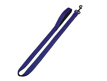 Produktbild von Nobby Hundeleine Classic Reflect Soft aus Nylon blau schwarz 120 cm x 15 mm