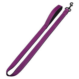 Produktbild von Nobby Hundeleine Classic Reflect Soft aus Nylon lila/schwarz 120 cm - 1 Stk.