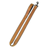 Produktbild von Nobby Hundeleine Classic Reflect Soft Nylon goldfarben schwarz 120 cm 25 mm