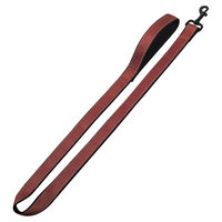 Produktbild von Nobby Hundeleine Classic Reflect Soft Nylon Terracotta Schwarz 120 cm 20 mm - 120 cm