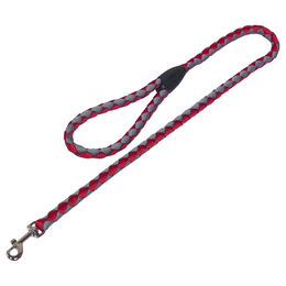 Produktbild von Nobby Hundeleine Corda aus Nylon rot-grau 100 cm - 1 Stk.