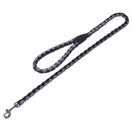 Produktbild von Nobby Hundeleine Corda aus Nylon Schwarz/Grau 100 cm