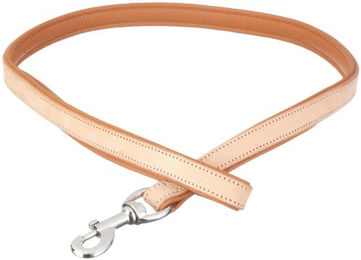 Nobby Hundeleine Custailo aus Leder in Natur 100 cm - 100 cm – Bild 1 von 1